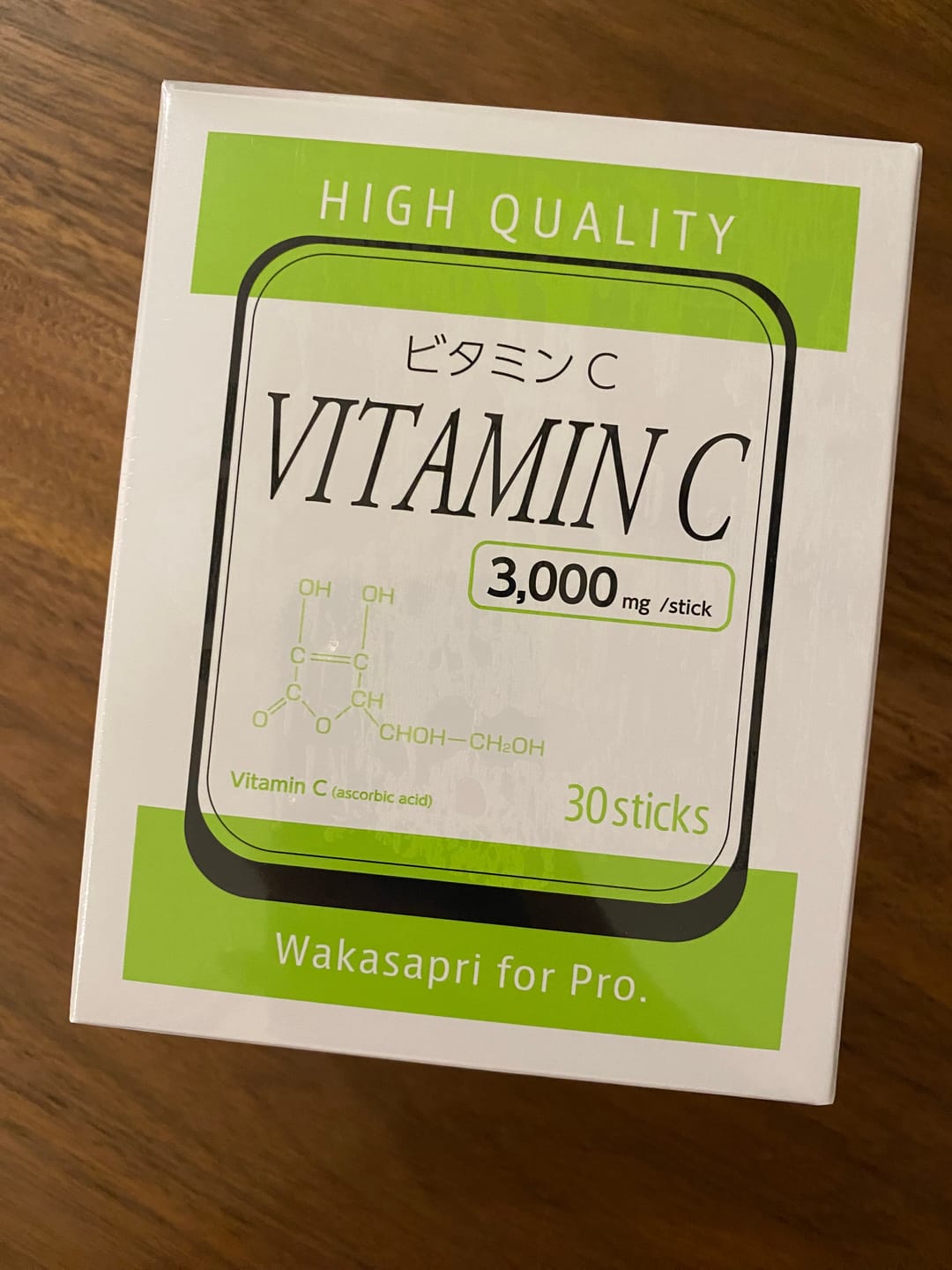 Customer photo review of 高濃度ビタミンC 3,000mg -Wakasapri for Pro.
