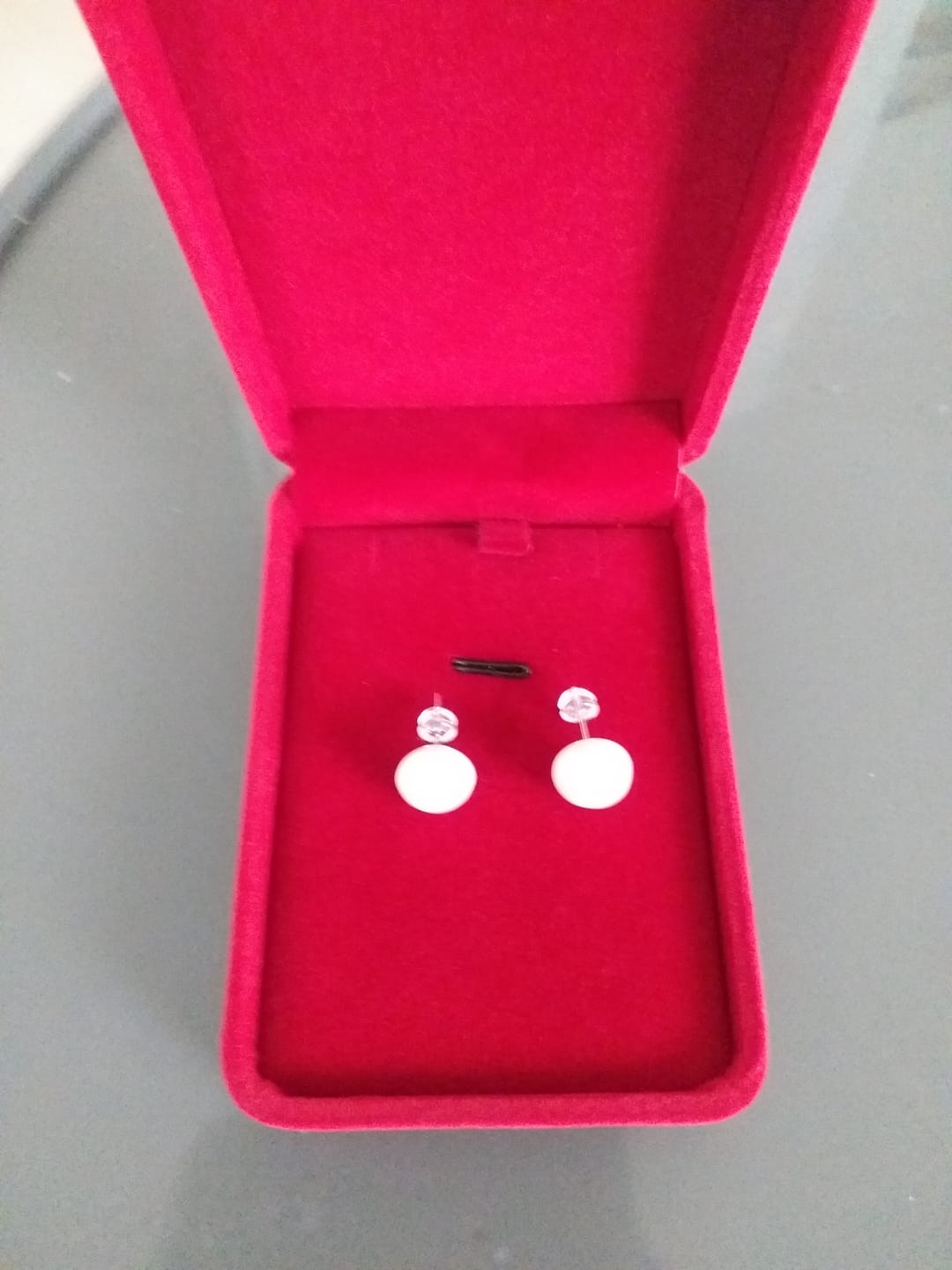 Customer photo review of Boucle D'oreille Perle de Culture Kaida