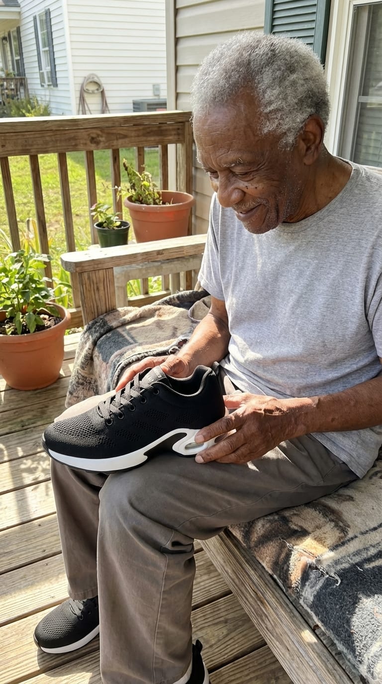 Customer photo review of Orthora™ Pro – Orthopedic Shoes Designed for Burning, Tingling & Sensitive Feet