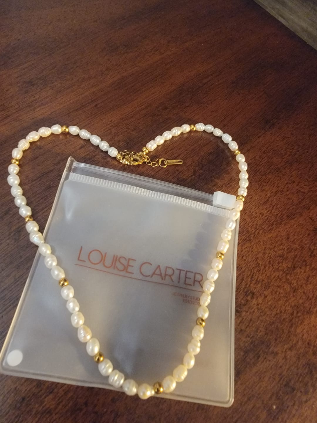 Customer photo review of Aloha Pearl and Gold Choker (Bundle)