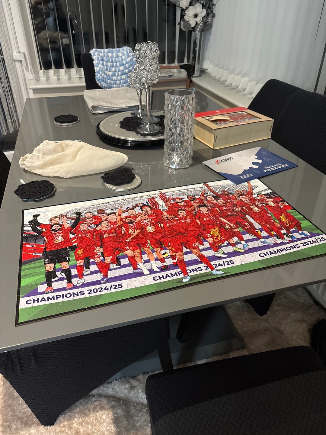 Customer photo review of Liverpool FC® Premier League Champions 24/25 - Wooden Puzzle