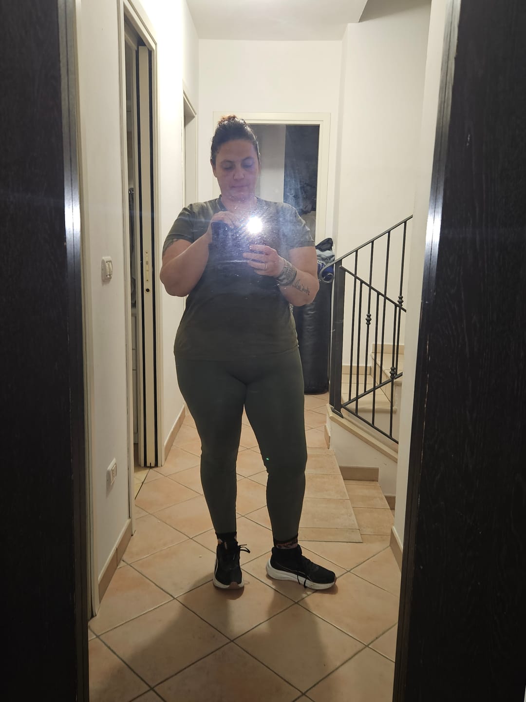 Customer photo review of Leggings Push Up All-Up Potato