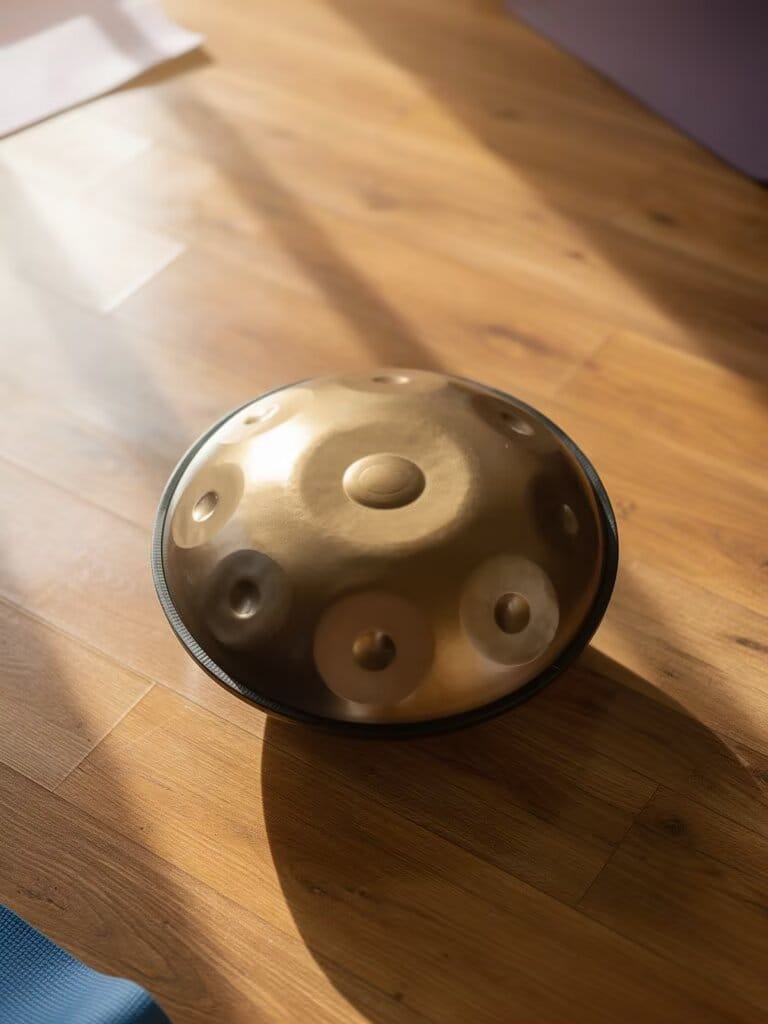 Customer photo review of Cosmos Handpan - Exquisite 9 Notes in D Minor - Golden Elegance Gift Set
