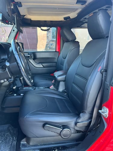 Customer photo review of Premium Custom-Fit Seat Covers