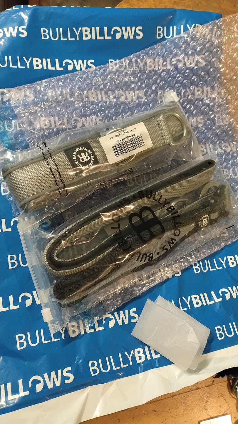 Customer photo review of Snap Hook Clasp Lead - Metal Grey