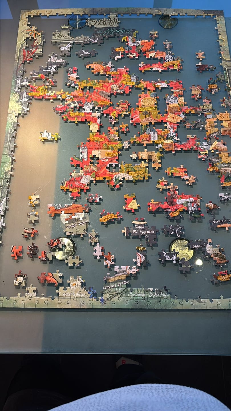Customer photo review of France Cheese Puzzle