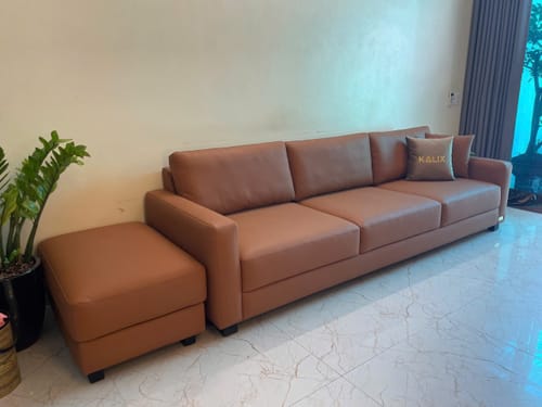 Customer photo review of Sofa băng da cao cấp 3 chỗ BLAGO