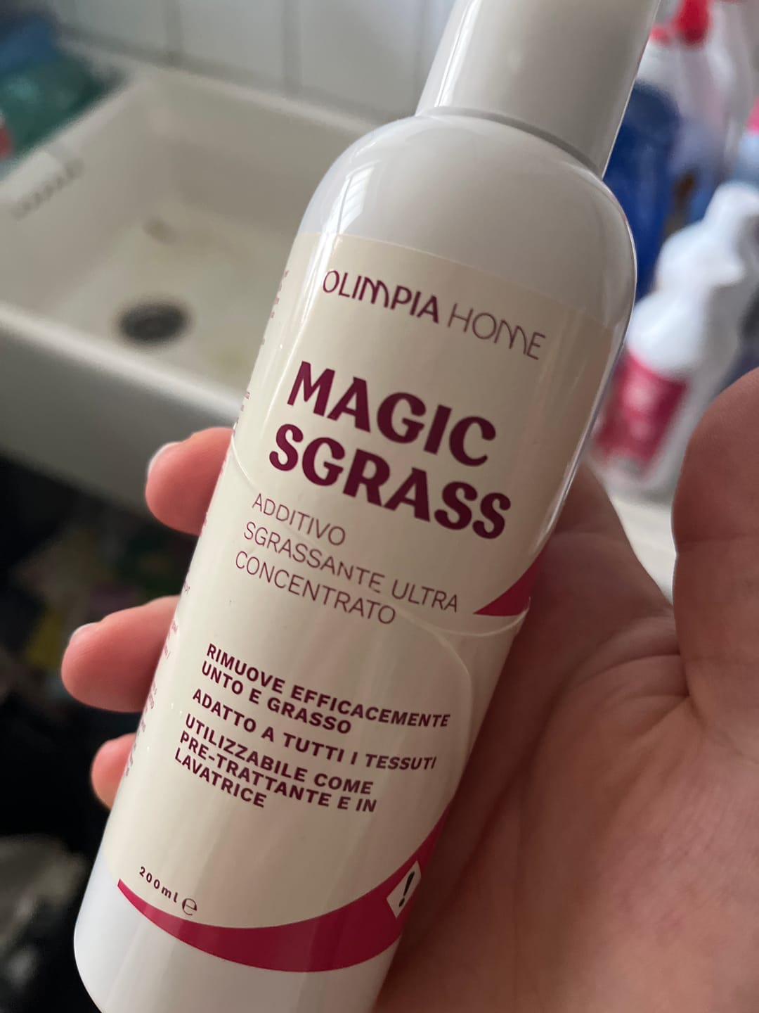 Customer photo review of Magic Sgrass - Additivo Sgrassante Ultraconcentrato Ml.200