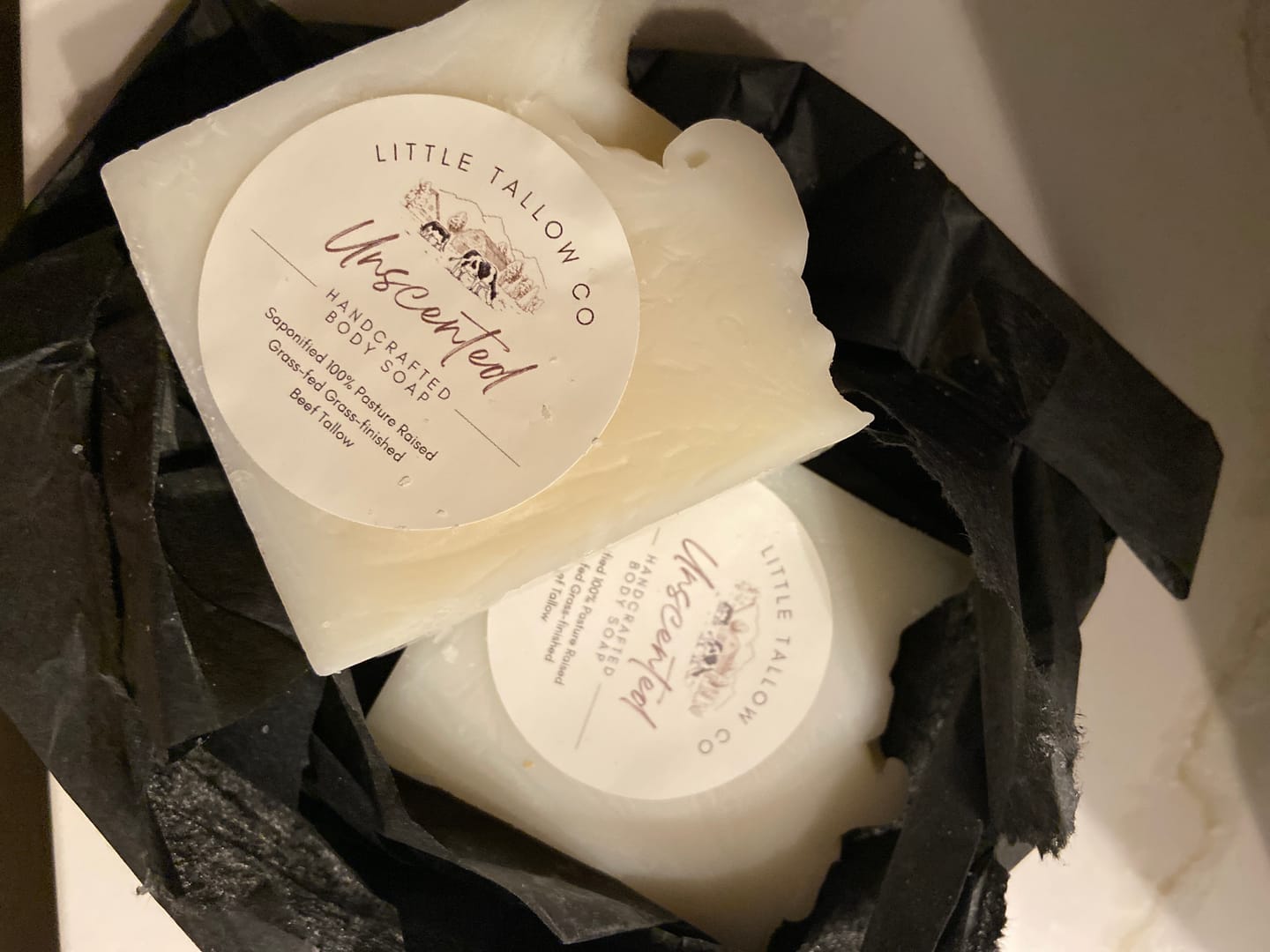 Customer photo review of Handmade Tallow Soap