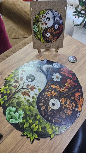 Customer photo review of 4 Season Yin Yang - Ahşap Puzzle