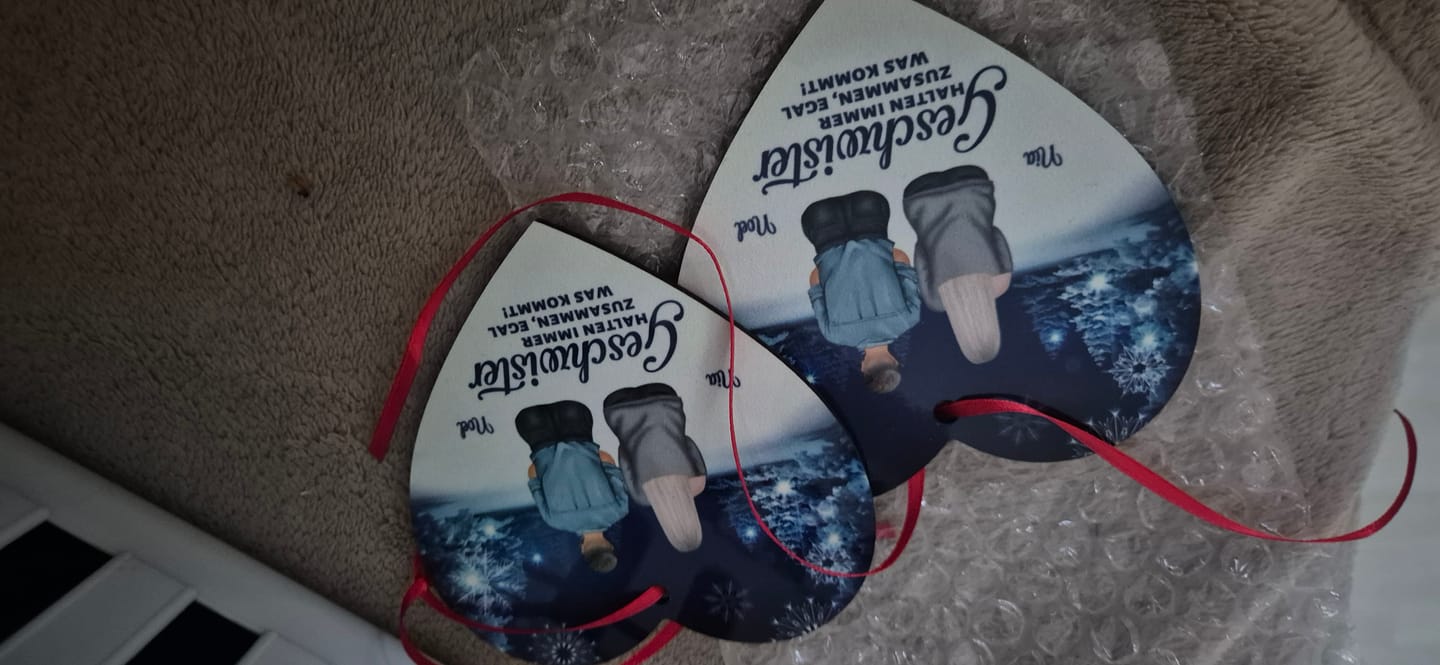 Customer photo review of Weihnachten mit der Familie - Familien-Baumschmuck