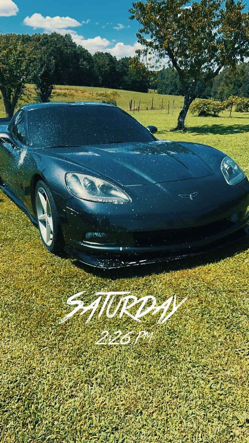 Customer photo review of Corvette C6 Base Extended Front Splitter Lip | ZR1 Conversion Package