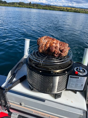 Customer photo review of COBB Fenced Roast Rack