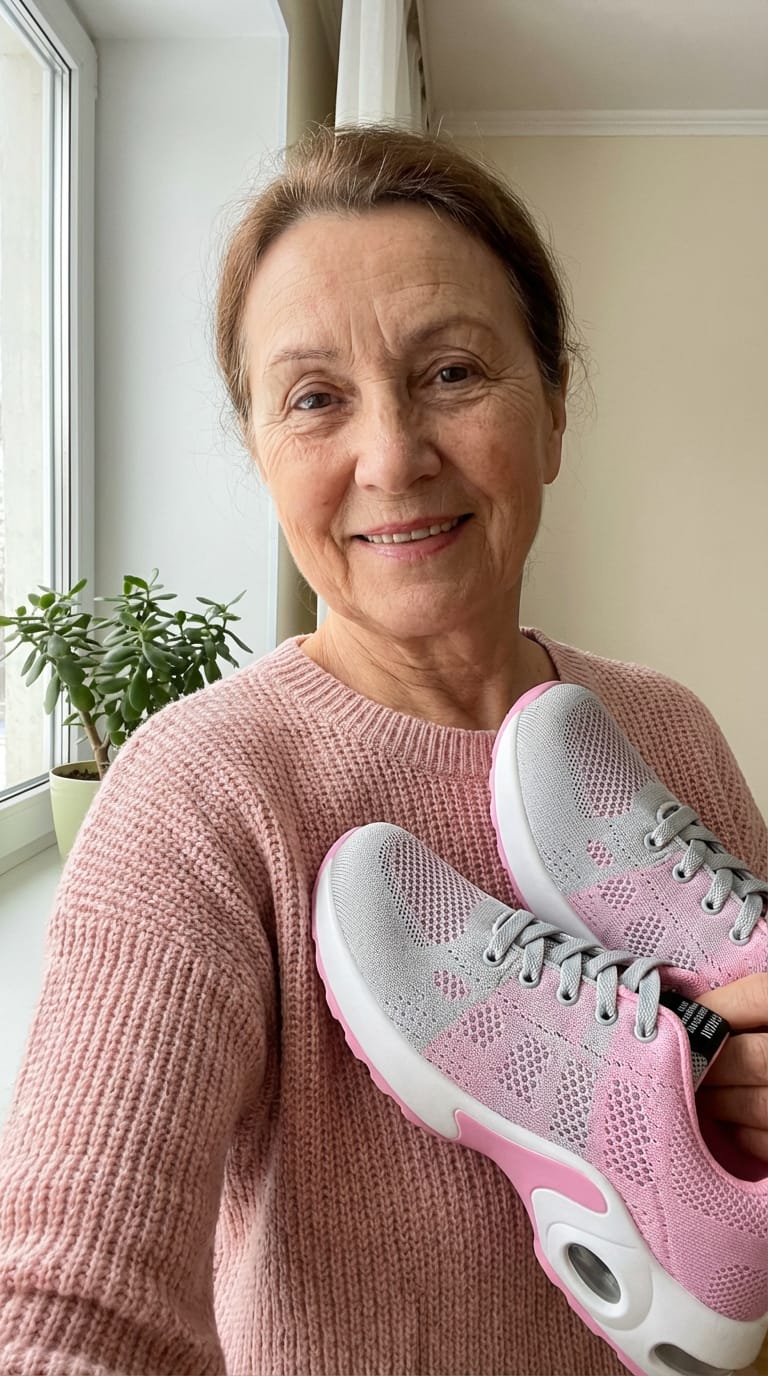 Customer photo review of Orthora™ Pro – Orthopedic Shoes Designed for Burning, Tingling & Sensitive Feet