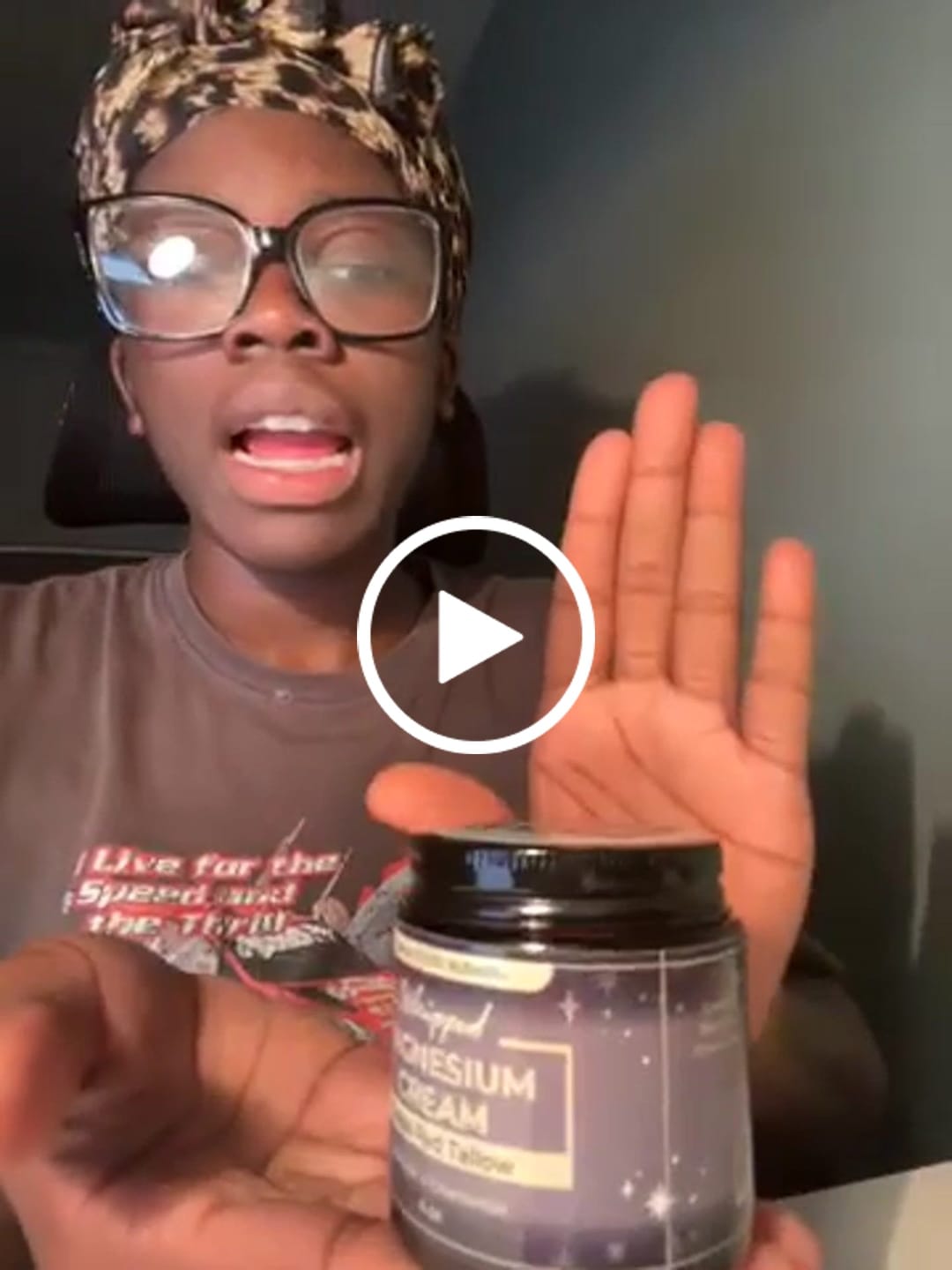 Customer video review of Magnesium Cream (Lavender & Chamomile) - 4 oz