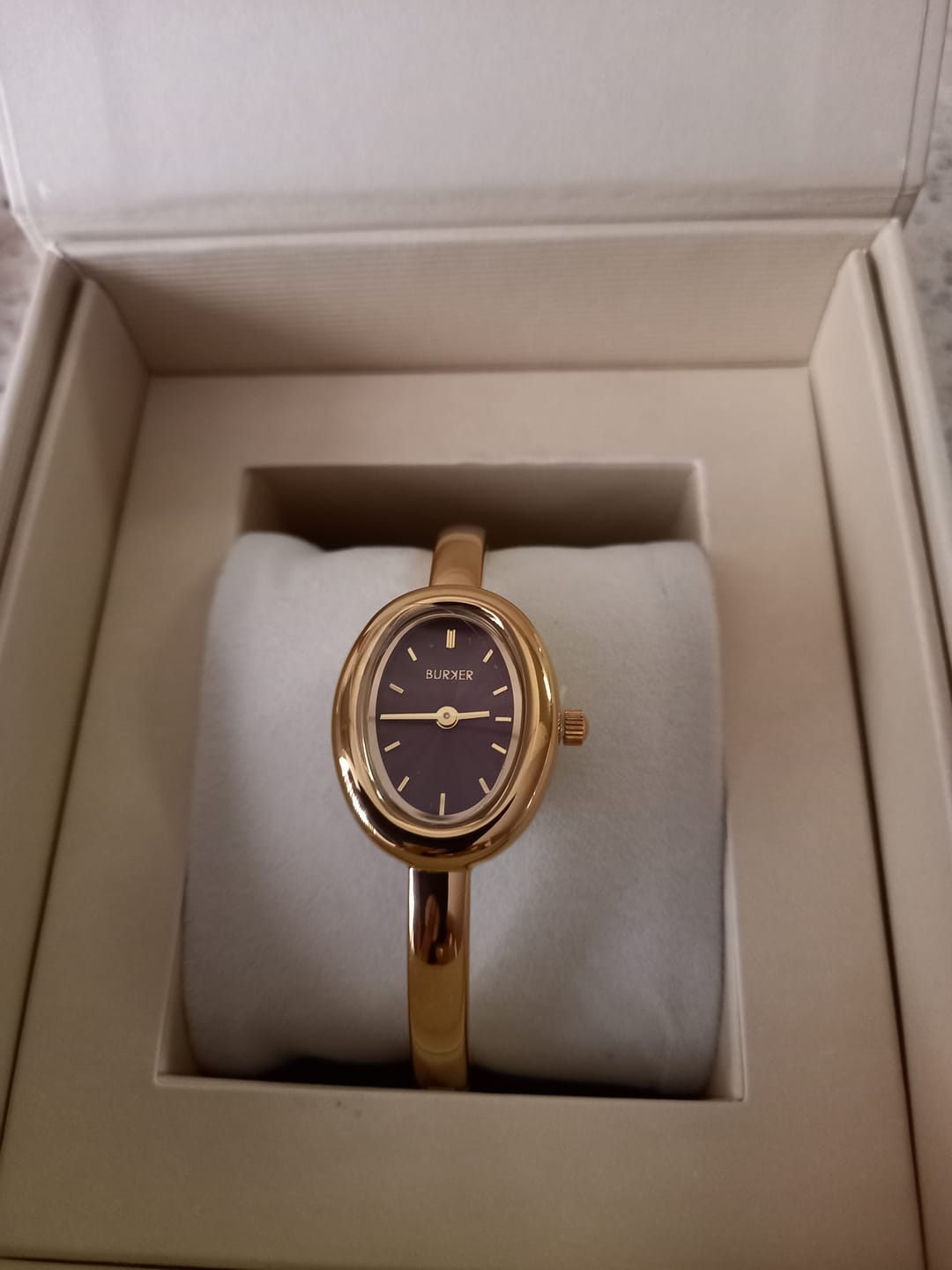 Customer photo review of Diana Gold Burgundy