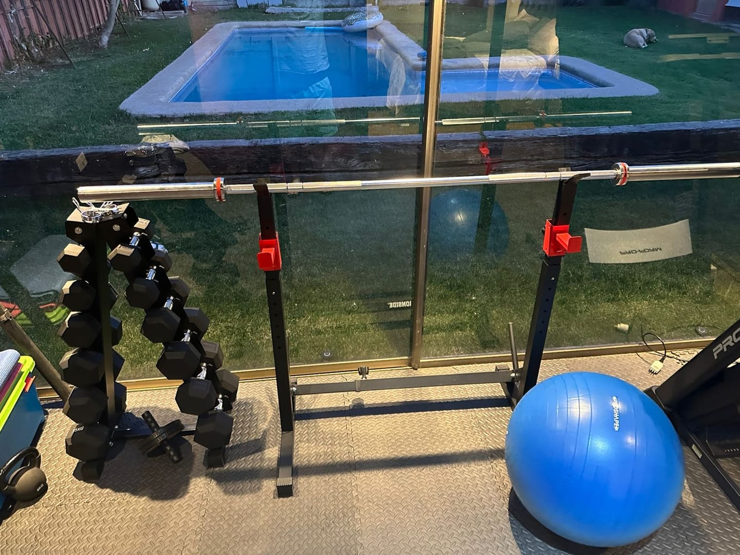 Customer photo review of Pack IRONSIDE Mancuernas Hexagonales (KG) + Rack de Almacenamiento