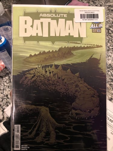 Customer photo review of Absolute Batman (2024) #12 Second Printing