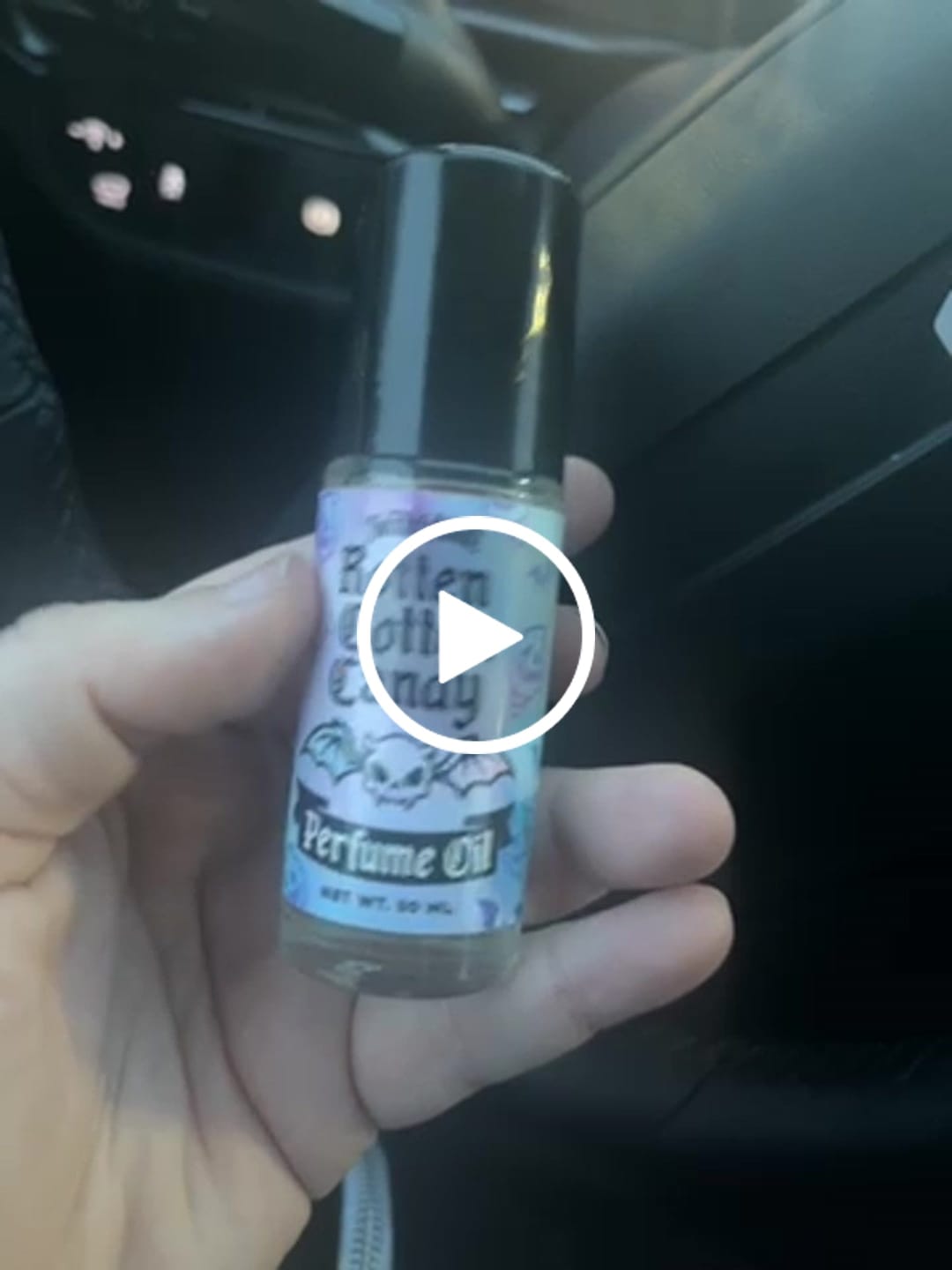 Customer video review of Rotten Cotton Candy Perfume Oil