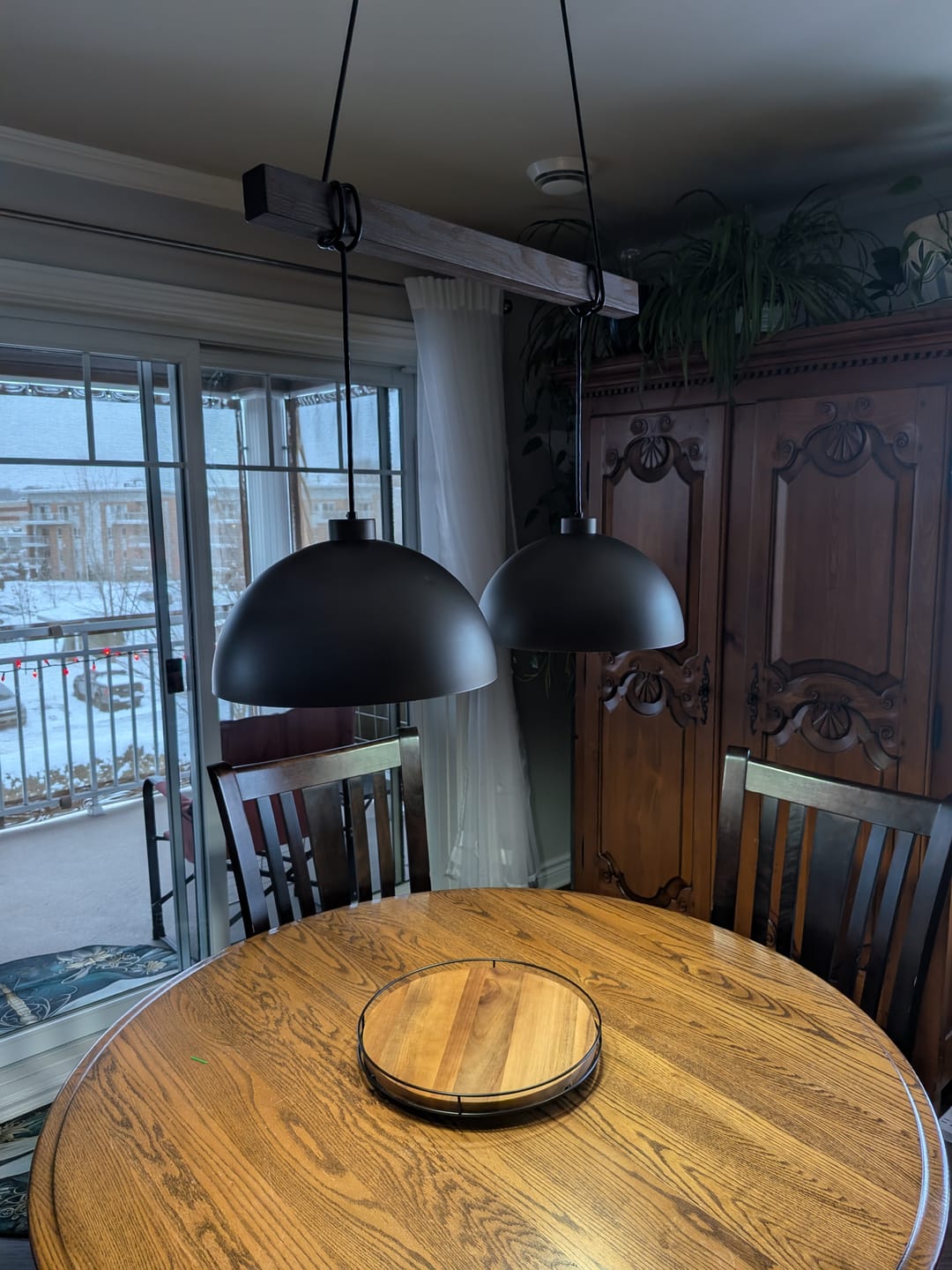 Customer photo review of OSLO 2-Light Scandinavian Pendant Light for Kitchen Island, Dining Table & Modern Interiors,