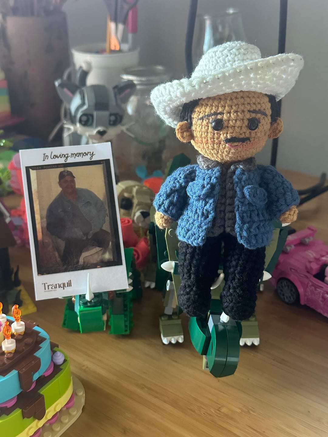 Customer photo review of Tranquil® - Personalized Crochet Doll with Photo Card (Christmas CUT-OFF: Nov 25th)