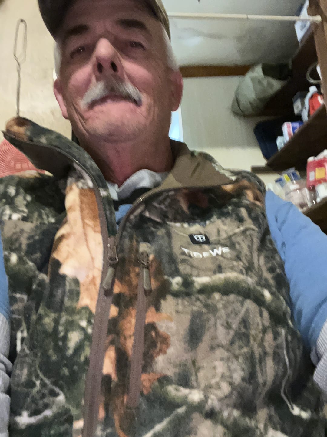 Customer photo review of ThermCore Men's Heated Vest Double-Sided Polar Fleece Hunting Vest