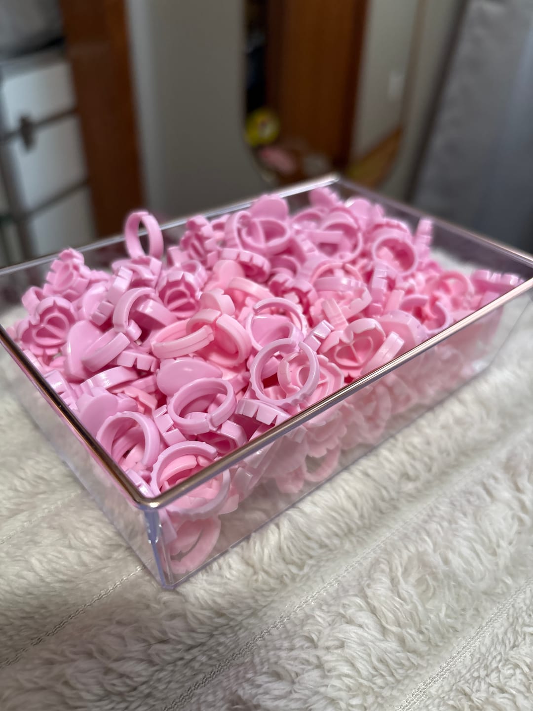 Customer photo review of 100PC Heart-Shaped Ring Cup