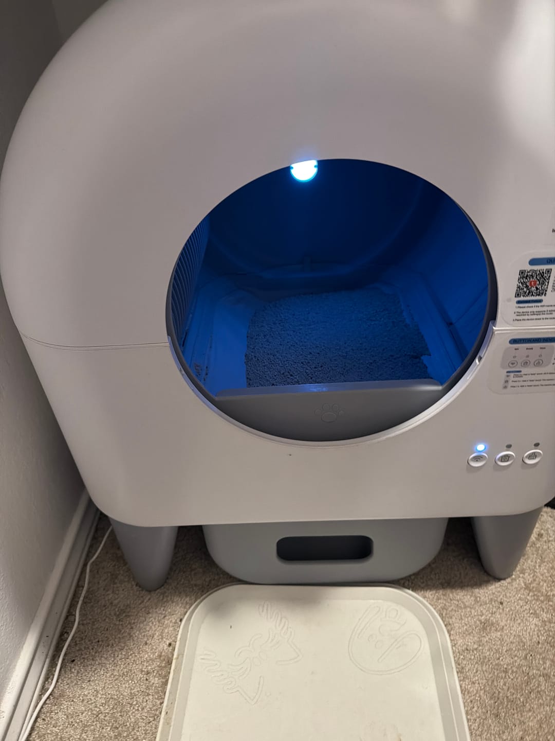Customer photo review of Cumrige M2 Smart Self-Cleaning Litter Box | 95L Extra-Large Automatic Cat Litter Box