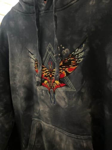 Customer photo review of *PRE-ORDER* Last Shadow Premium Tie Dye Hoodie