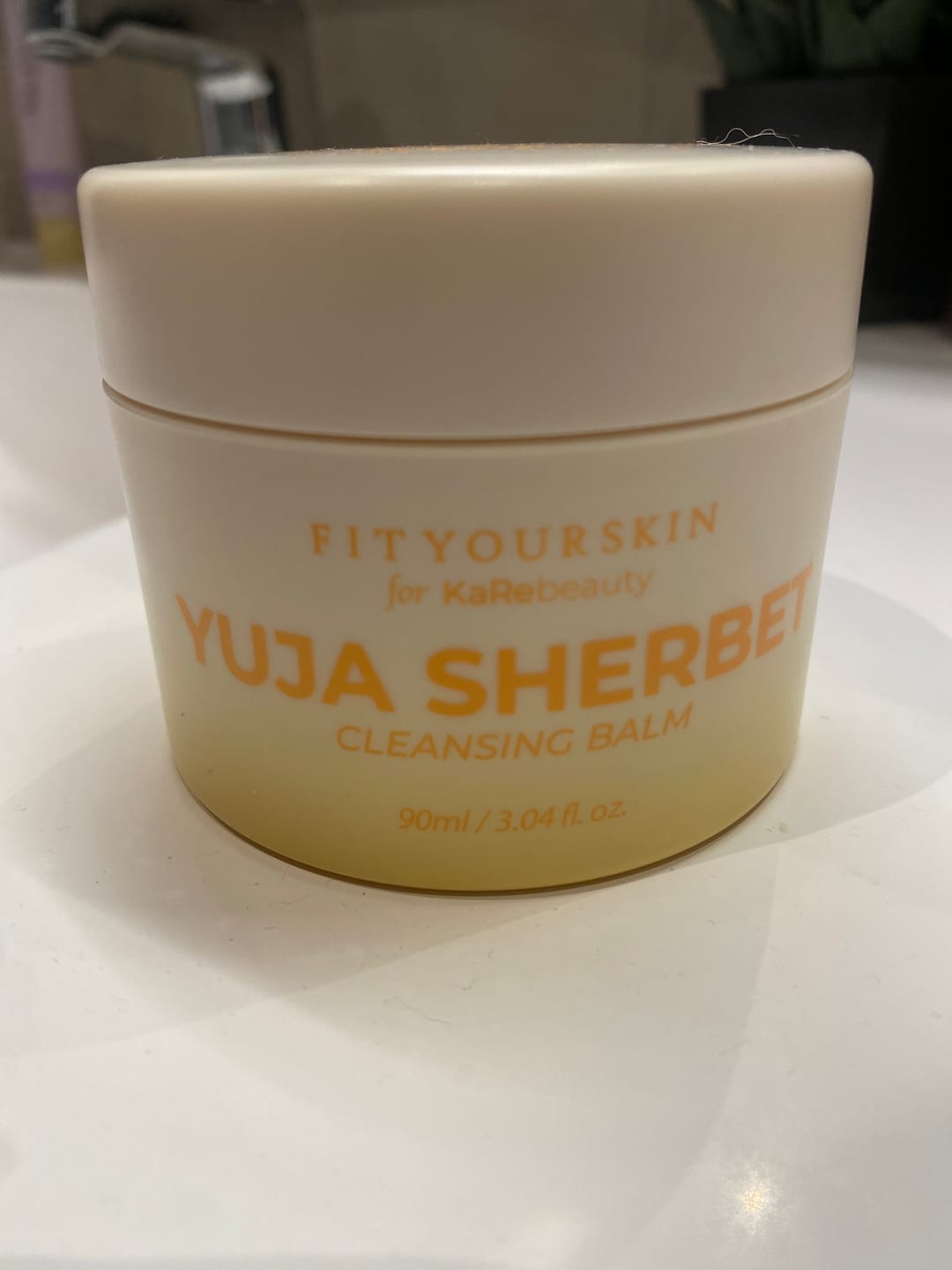 Customer photo review of Reisestørrelse FitYourSkinxKaRebeauty Yuja Sherbet Cleansing Balm (8ml) - Oljerens