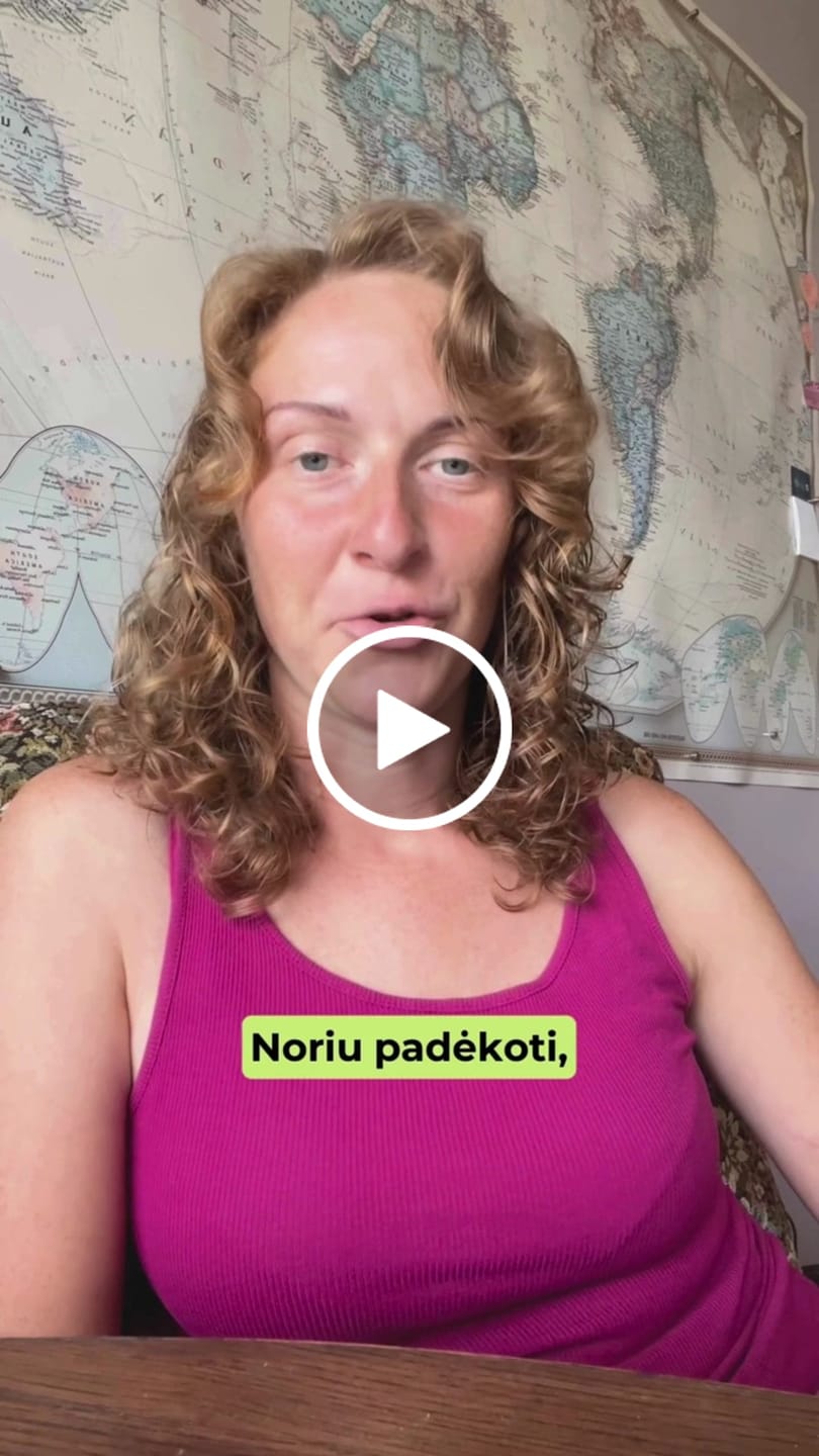 Customer video review of Maistinės skaidulos braškių ir juodųjų serbentų skonio, 250 g