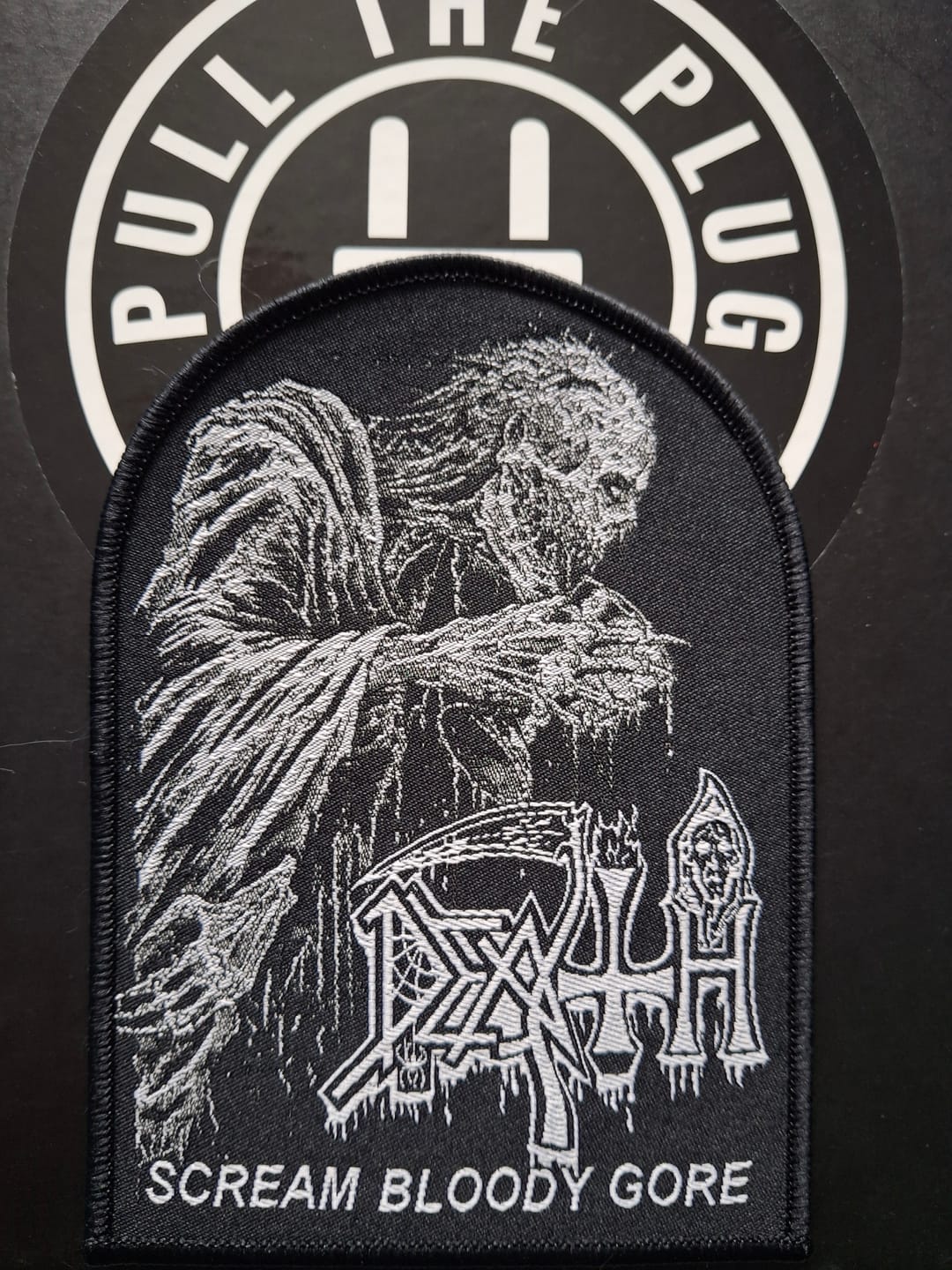 Customer photo review of Death - Scream Bloody Gore x Riddickart 38th Anniversary (Left) - Patch (Limited Edition)