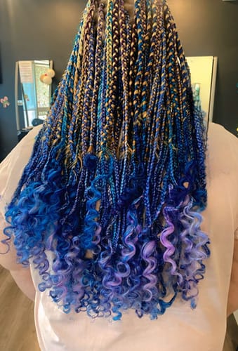 Customer photo review of Queen 26" inches - Braiding Hair Extensions