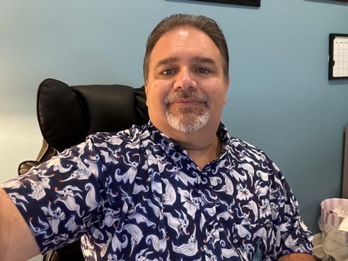 Customer photo review of Disney Tim Burton's The Nightmare Before Christmas "There Goes My Zero" – KUNUFLEX Short Sleeve Shirt