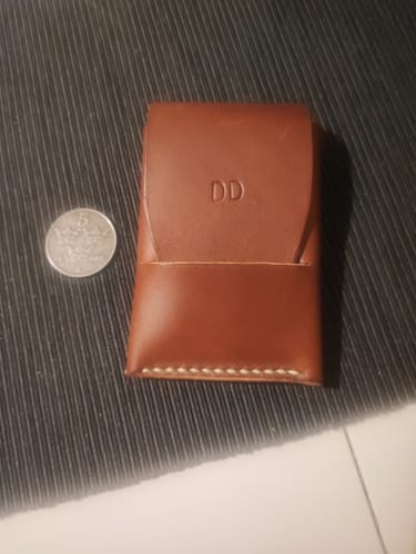 Customer photo review of Slimmad plånbok i äkta läder