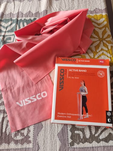 Customer photo review of Active Band | Physical Resistance Band for Exercise, Workouts, Gym, Stretching, Yoga | Muscles & Joints Strengthener