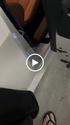 Customer video review of BMW G SERIES DOOR LIGHTS