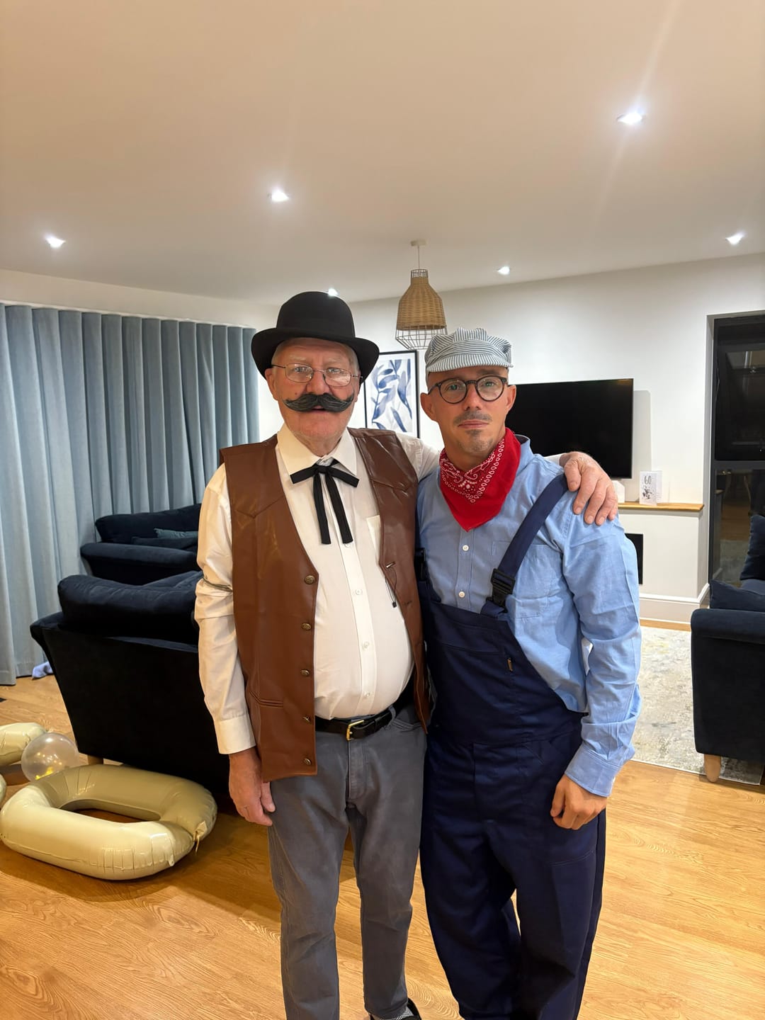 Customer photo review of Replay-able Cowboy Wild West Murder Mystery Dinner Game for Up to 20 Adults - Host Your Own Dinner Party Game Night - Cowboy & Wild West Theme - Cowboy Fancy Dress Dinner PartyV2