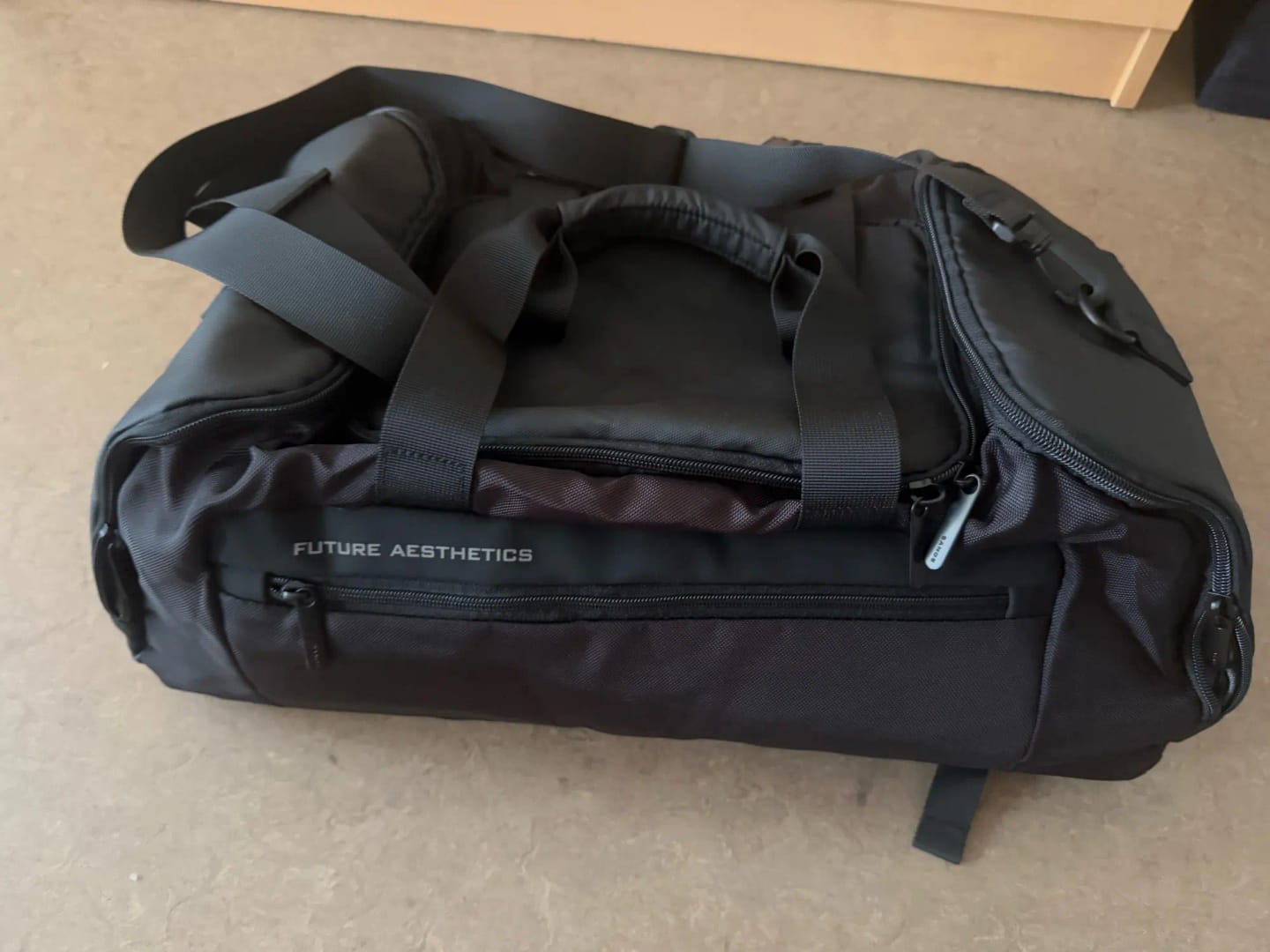 Customer photo review of Sac Week-End Homme Noir