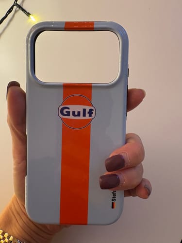 Customer photo review of Gulf Porsche GT Livery - Individuelle Premium Hülle für iPhone