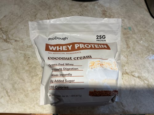 Customer photo review of Gourmet Whey Protein Powders