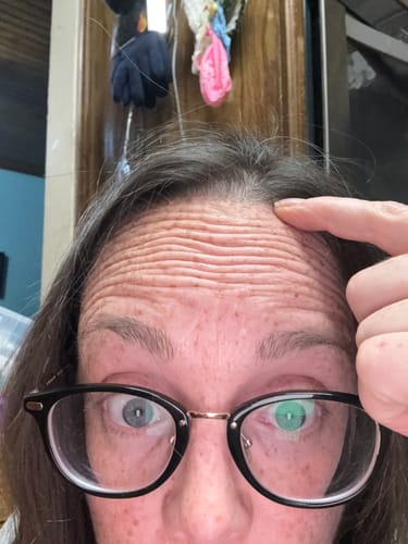 Customer photo review of Herbal Hair Growth Oil