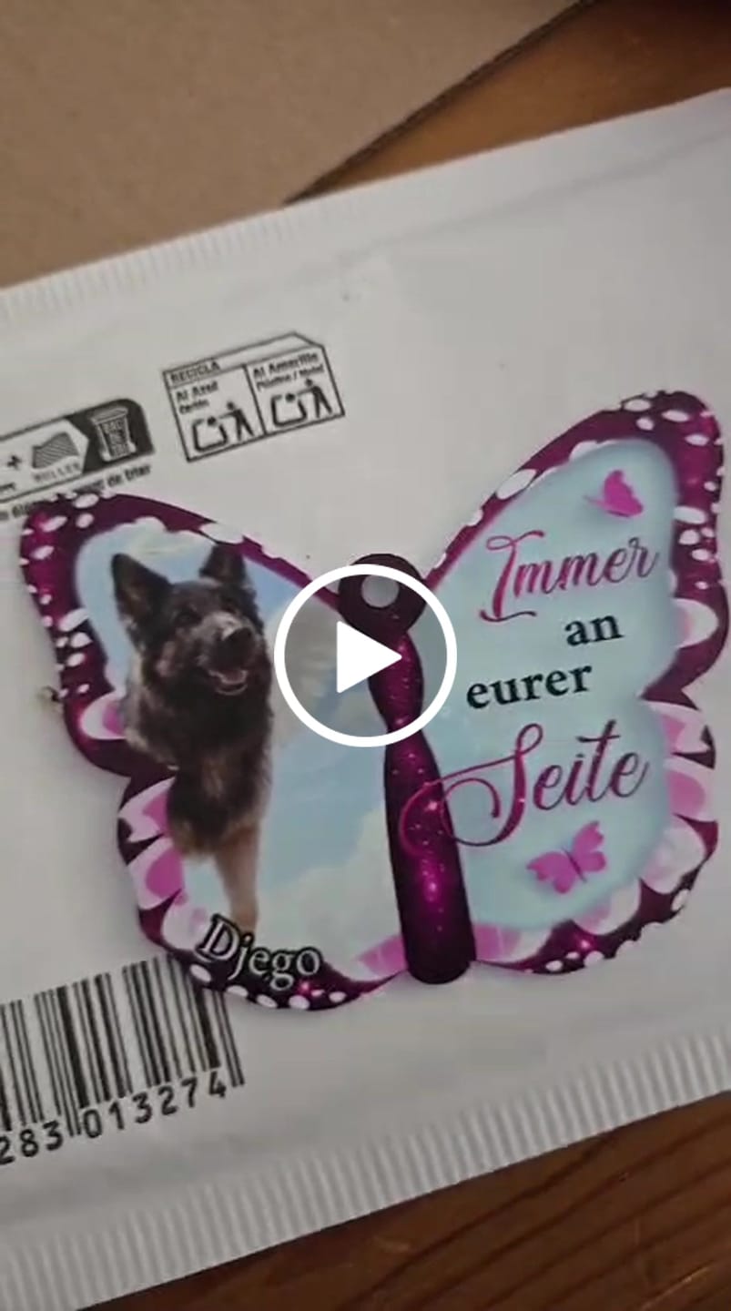 Customer video review of Schutzengel - Individueller Rückspiegel Anhänger