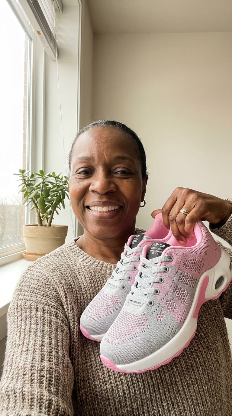 Customer photo review of Orthora™ Pro – Orthopedic Shoes Designed for Burning, Tingling & Sensitive Feet