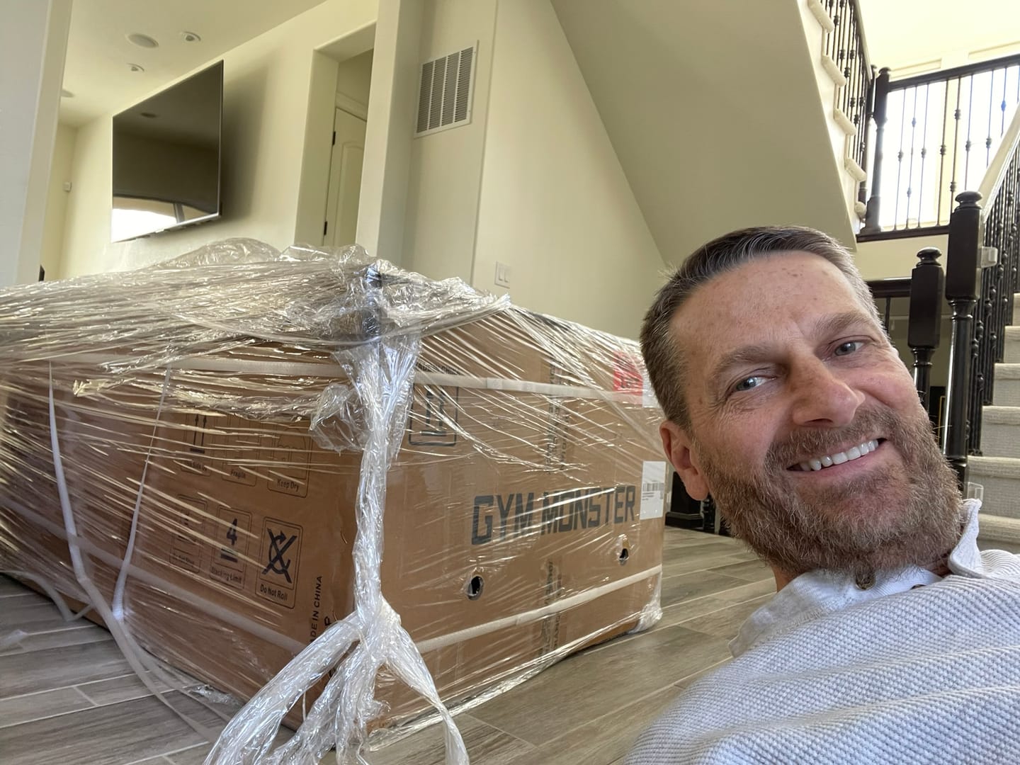 Customer photo review of Gym Monster - Works Plus