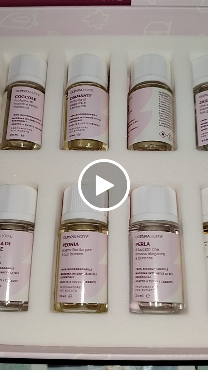 Customer video review of Discovery Kit Laundry Collection – 14 Fragranze + Magic Wash & Soft