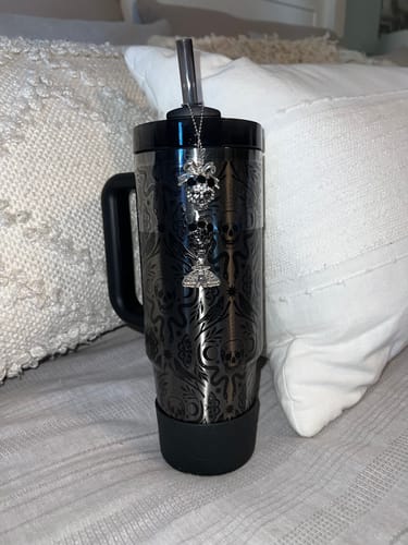 Customer photo review of Gothic Elegance Charm - Tumbler Handle Charm
