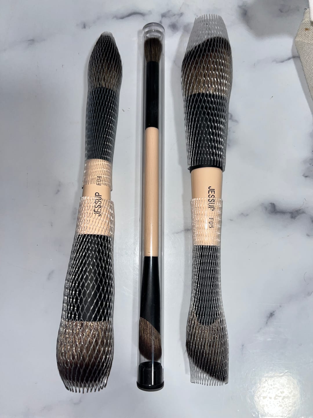 Customer photo review of Duo-End Brush Versatility Collection (Peach Dust) T600