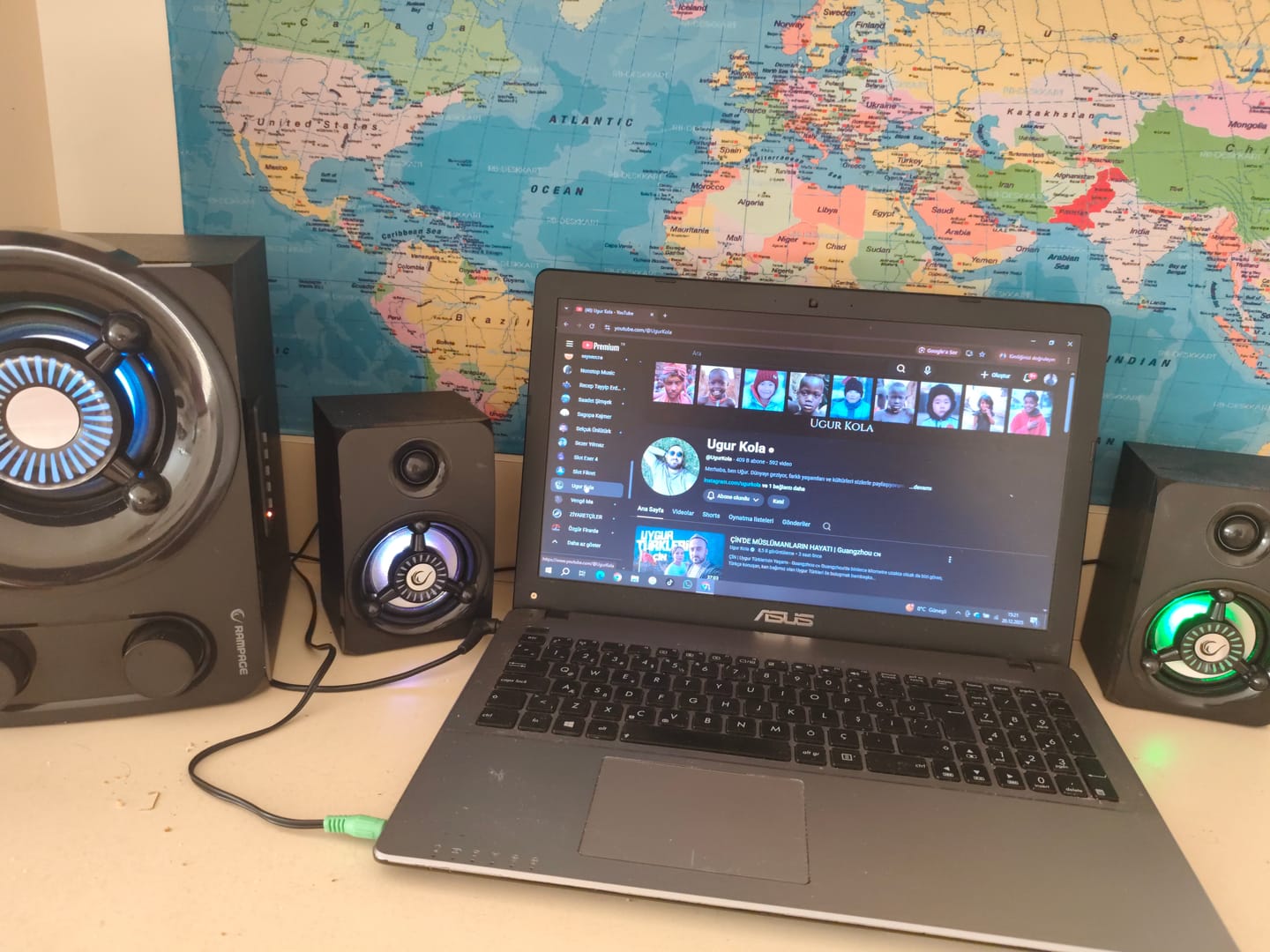 Customer photo review of Rms-G8 Antares 2+1 25W Bluetooth+Usb Rainbow Oyuncu Speaker Hoparlör-Siyah