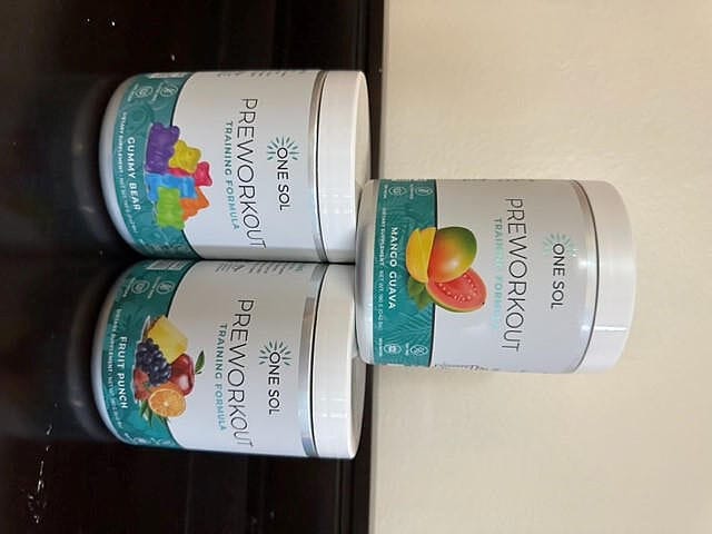 Customer photo review of Pre Workout Training Formula (3pk)
